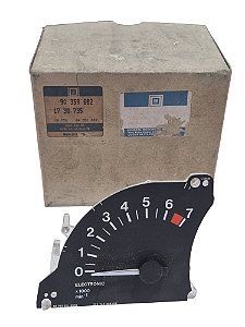 Relogio Conta Giro Tacometro Vectra Antigo Astra Antigo Preto Original GM 90359682 Novo de Época