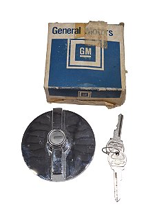 Tampa Tanque Gravatinha Opala 69 até 79 Nova Original GM 7323247 Novo de Época