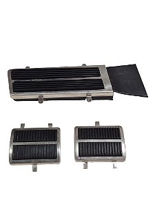 Jogo Almofada Capa Pedal Embreagem Freio Acelerador Opala Caravan 74 até 86 Novo de Época