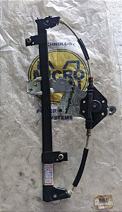 Maquina Vidro Mecanica Traseiro Lado Direito Gol Parati G2 G3 G4 4 Portas VW 373839502 Original Micro Metal