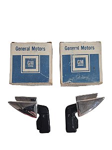 Par Trinco Quebra Vento Lado Direito Lado Esquerdo Opala 85 até 92 Original GM 94644899 94644900 Novo de Época
