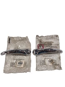 Par Maçaneta Interna Porta Kombi /97 Cromada Metal Universal 20129 Novo de Época