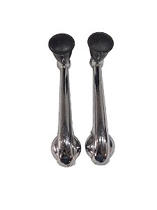 Par Manivela Reguladora Vidro Fusca 1200 1300 até /70 Botao Preto Novo de Época