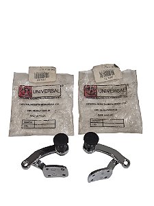 Par Trinco Lado Direito Lado Esquerdo Da Janela Basculante Lateral Preto Fusca 59/73 Universal 20130 20131 VW 113847081