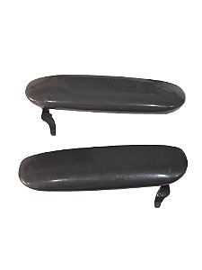 Par Maçaneta externa Porta dianteira Cinza claro S/chave Volkswagen Logus 93 à 96 Pointer 94 à 96 Universal 20351 20352