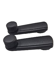 Par Manivela Reguladora do vidro pta. diant.s - dir./esq. Preto - Volkswagen Pointer 94 à 96 Universal 20747