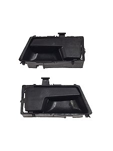 Par Maçaneta Interna Porta Lado Direito Esquerdo Preto VW Gol GI 84 à 86 Parati GI 84 à 86 Universal 20625 20626