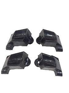 Kit Jogo Completo Calço Suporte Parachoque do Fusca 79 a 96 Original VW 1138071291 VW 1138071301