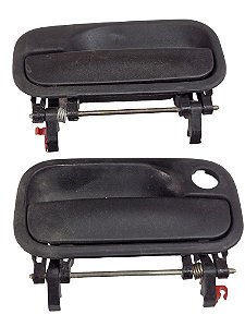 Par Maçaneta Externa porta diant. Lado esquerdo e direito Preto S/Chave GM Vectra Hatch GII 96/05 Vectra Sedan GII 96/05