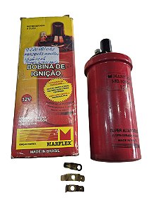 Bobina de Ignição Transitorizada 12V Marflex MB928067 Bosch 9220081067 Marflex Opala Chevette Corcel Del Rey Belina Uno
