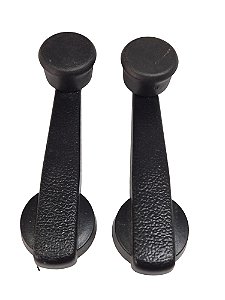 Par Manivela Reguladora do vidro Porta Dianteira Lado Direito Esquerdo Metal - Fiat 147 76 à 87 Universal 60874