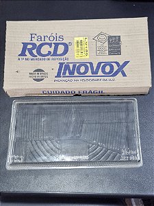 Lente Vidro Farol Lado Esquerdo Gol GTS Voyage Parati 87/90 Marca RCD LV185