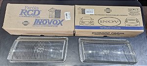 Par Lente Vidro Farol Lado Direito Esquerdo Logus 93 até 98 Marca RCD RC288 RC289 LV288 LV289
