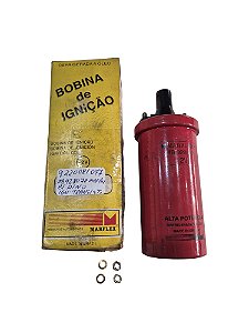 Bobina de Ignição Transitorizada Com Pino Ford VW Lada 12V Marflex MB928077 Bosch 9220081077 Marflex