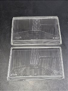 Par Lente Vidro Farol Lado Esquerdo Direito Gol 87 até 90 Bi iodo Original Cibie