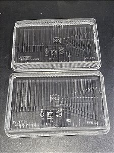 Par Lente Vidro Farol H4 Lado Direito Esquerdo Fiat Spazio Oggi Panorama Original Arteb 40117 40118