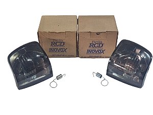 Par Lanterna Dianteira Fume Acrílica Lado Direito Lado Esquerdo Gol Voyage Parati Saveiro 91/94 Evolution Marca RCD