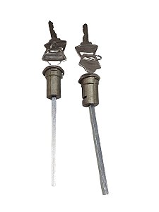 Par Cilindro Porta Com Chave Corcel 1 Belina 1 72 até 77 2 Lados Universal 30110