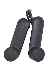 Par Manivela Reguladora Do Vidro Plástica Preto Botão Grande GM Corsa Celta Vectra Astra Zafira Meriva Original GM