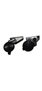 Par Trinco Do Vidro Quebra-Vento Cromado LD Lado Direito LE Lado Esquerdo VW Kombi Clipper Universal 20150 e 20151