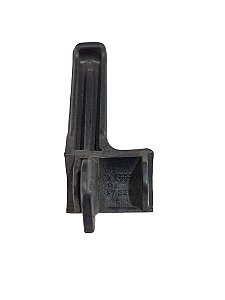 Maçaneta Interna da Porta Esquerda Plástica Preta Gol Voyage Parati Saveiro G1 Santana Quantum até 86 Original VW