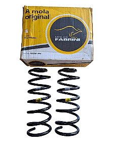 Par Mola Helicoidal Espiral Traseira Marea Sedan 98/07 Brava 99/03 Palio Weekend 97/ Carros Movidos A Gas Marca Fabrini