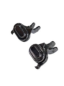 Par de Trinco Corrediço do Vidro Traseiro Direito Esquerdo Original VW Kombi Universal 20103 20104 211898819A 211898820A