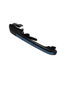 Maçaneta Externa da Porta Traseira Lado Esquerdo LE com Friso Inox sem Chave VW Quantum Santana Voyage Universal 20491