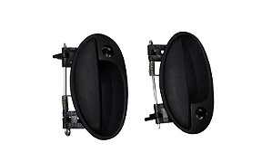 Par Maçaneta Externa Da Porta Dianteira Com Furo Para Chave LE LD GM Celta G1 G2 Após 01 2 e 4 Portas Prisma G1 06 à 12