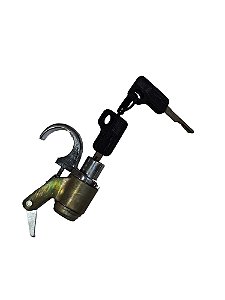 Maçaneta Externa do Porta Malas com Chave Cromada GM Caravan 75 à 87 Original GM 9298172 Universal 40118