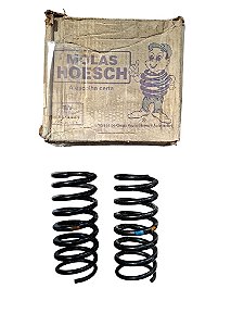 Par Mola Helicoidal Espiral Traseira Ford Verona 90/92 VW Apollo 90 até 92 Marca Hoesch EFOR66