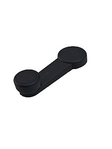 Manivela Reguladora do Vidro Plástico Cinza Ford Ka após 97 Fiesta após 95 Courier Ecosport 03/12 Ranger G2 após ago/12