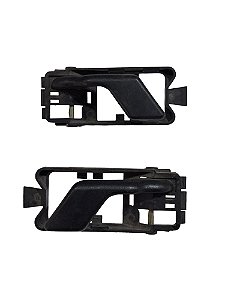 Par Maçaneta Interna Da Porta Dianteira e Traseira LD LE Original Fiat Tipo Tempra Até 98 Universal 70015 e 70016