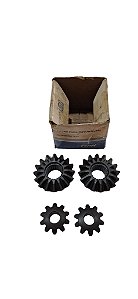 Conjunto Engrenagens Opala 75/85 Diferencial Braseixos Satélite 10 Dentes Furo 17mm Planetária 16 Dentes 24 Estrias