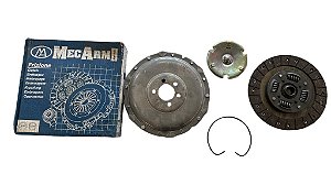 Kit Embreagem Plato + Disco Com Prato + Anel Sem Bucha E Retentor Diâmetro 210mm 28 Estrias Golf Alemao Mexicano Cordoba