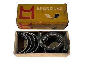 Jogo de Bronzinas de Mancal Jeep Willys Rural F-75 Aero Willys Maverick 57 a 83 marca Metal Leve BC-020-J