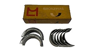 Jogo de Bronzinas de Mancal Jeep Willys Rural Maverick Aero Willys F-75 58 a 75 marca Metal Leve BC-001-J