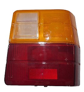 Lente Lanterna Traseira Lado Direito Fiat Uno 84 a 2004 Tricolor