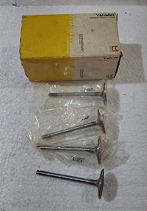 Jogo Valvula Admissao 4 pc GM Monza Kadett Ipanema 2.0 S10 Blazer 2.2 Marca Metal Leve Mahle VA0140041 STD