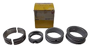 Jogo Bronzina Central Mancal Motores VW Refrigerado a Ar 1300 1500 1600 Marca Metal Leve Mahle SBC254J 0.25 SPA