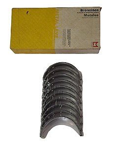 Jogo Bronzina Central Mancal Motor Ford CHT 1.6 Marca Metal Leve Mahle SBC405J STD SPA