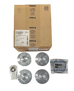Kit Jogo Pistao Com Aneis VW Motor AP 1.6 MI Flex Gol Parati Saveiro 2007/ Marca Metal Leve Mahle PA9280 Spa Medida 0.50