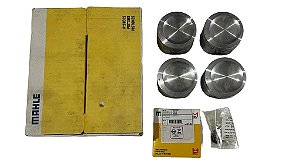 Kit Jogo Pistao Aneis VW EA111 1.0 8V Flex Marca Metal Leve Mahle PA9293 Spa STD Diâmetro 67,11