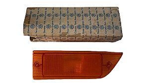 Lente da Lanterna Dianteira Lado Esquerdo Pisca VW Passat 85 a 89 Âmbar Original VW ZBA953157C