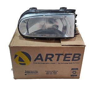 Farol Principal Dianteiro LE Volkswagen Gol Parati e Saveiro G2 de 95 a 99 Original Arteb 0160181