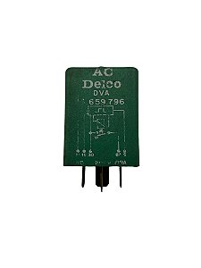 Relé Temporizador Farol 4 Terminais GM Opala 88 a 92 Original ACDelco 94659796 Novo de Época