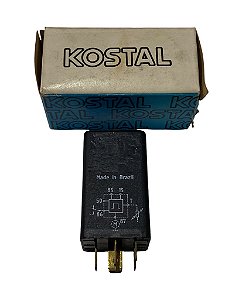 Rele de Partida a Frio 6 Terminais VW Gol 85 a 96 Saveiro 85 a 87 Parati Voyage 85 a 95 KOSTAL 05995900 VW ZBC911261E