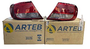 Par Lanterna Traseira LE LD VW Gol G5 2008 a 2012 Original Arteb 0460417 VW 5U6945095F Novos de Época