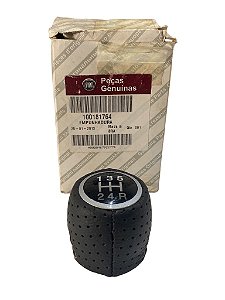 Manopla Empunhadura Bola Cambio Fiat Punto TJET 2008 a 2017 Original Fiat 100181764 Novo de Época