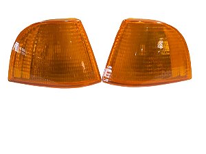 Par da Lanterna de Pisca Dianteiro Direito e Esquerdo do VW Santana 1991 a 1996 Âmbar Original Arteb VW 3259530501